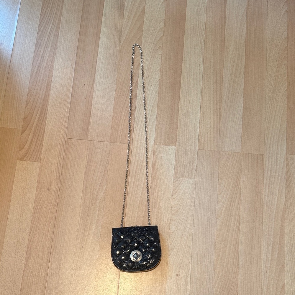 Black Quilted Chain Bag